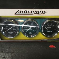 Autogage Tri Gauge Set #2399