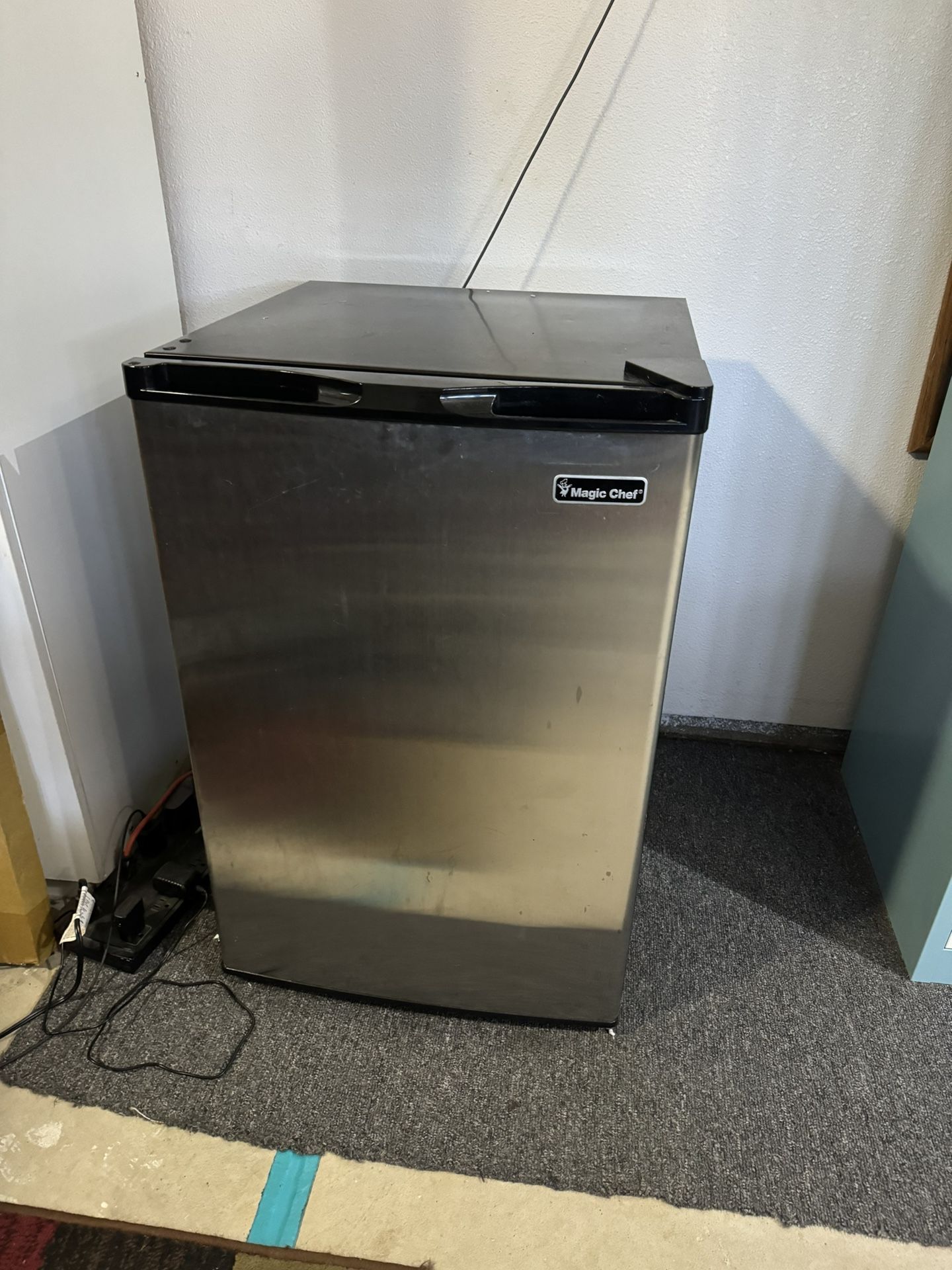 Magic Chef 3 Cu. Ft. Upright Freezer with Stainless Steel Door