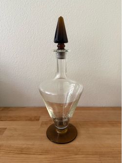 Art Deco Glass Decanter
