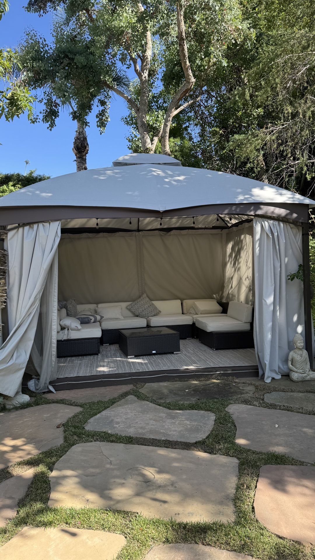 Outdoor Patio Set And Gazebo, New From This Season Tent