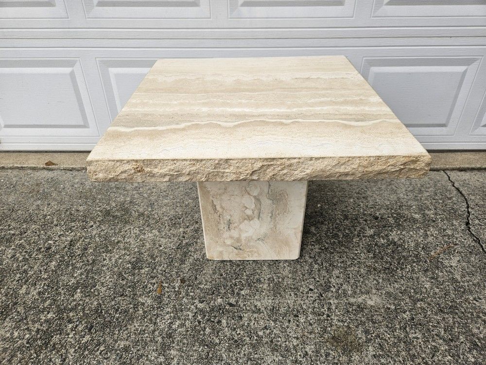 Vintage Italian Marble Side / End Table