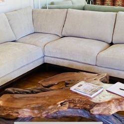 Sofa Sectional Light Gray New
