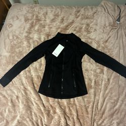 Lululemon Define Jacket Black Women's Size 6 Full Zip Classic