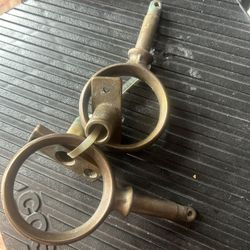 Brass Oak Locks  And  Bracket