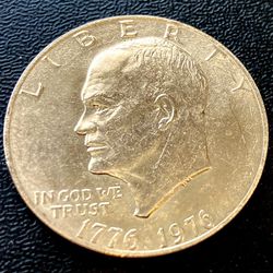 Eisenhower Large 1976 Silver Dollar US Coins $10 Each