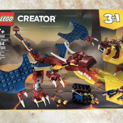 Lego Creator 3in1 Fire Dragon 31102