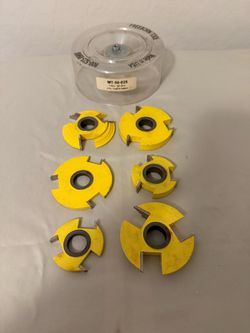 Freeborn Tool MT-50-025 T-Alloy 3/4” Bore 6 Pc. Cope and Pattern Shaper Cutter