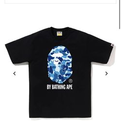 Bape Shirt Black X Blue Medium