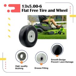 13x5 6 Flat Free Lawn Mower- Tractor Wheels And Ties