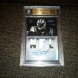 Bgs Graded Autographed Geno Smith Rookie Card
