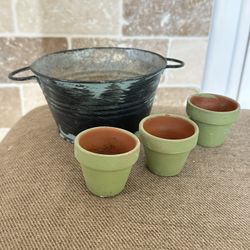 Cute Mini Pots And Tin 
