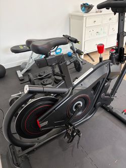 HOME GYM WEIGHTS + BOWFLEX BIKE
