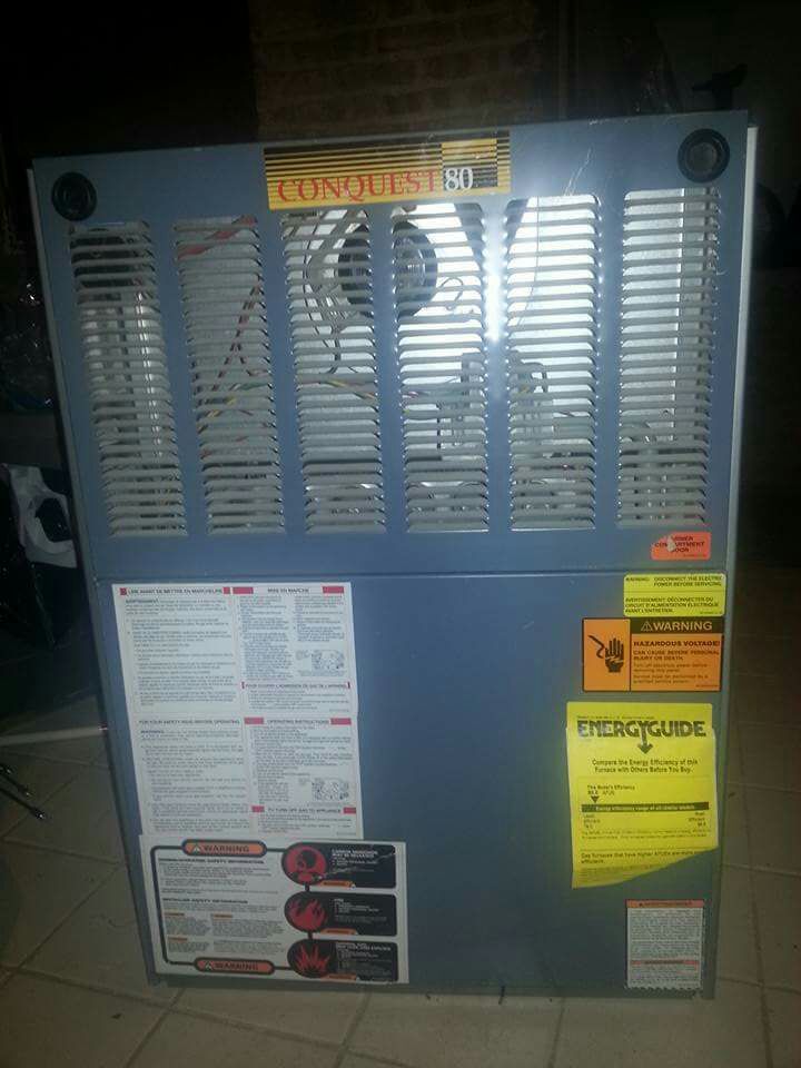 Furnace with new motor