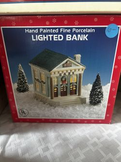 Christmas Lighted Bank Collectibles