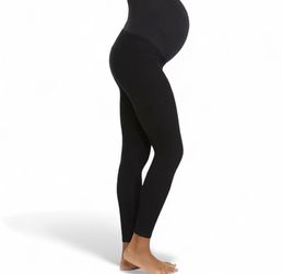 SPANX Mama Ankle Jean-ish Leggings Black Size Large - Maternity