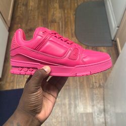 Louis Vuitton Women's Pink Shoes 