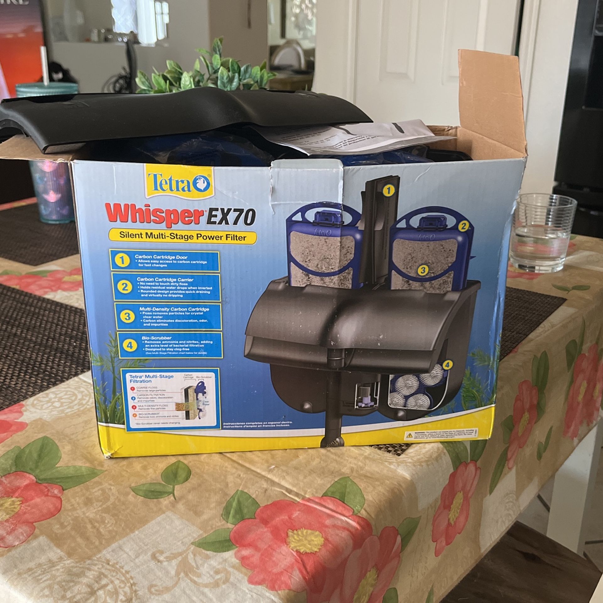 Tetra Whisper Ex70 Silent Multi Stage Power Filter
