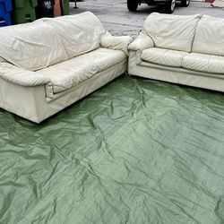 Cozy Sofa’s  , Color Ivory  6 Ft 1/2Long,3 Feet Tall  The Love Seat 5ft Long