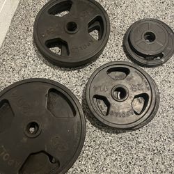 Vinyl Wrapped Olympic Weight Plates 