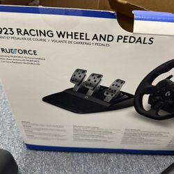 Logitech G923 Sim Racing Wheel And Pedals ($200)