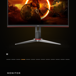 AOC CQ27G2 – 27” Curved Gaming Monitor (144Hz, 1ms, 1440p)