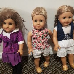 American Girls dolls and accessories