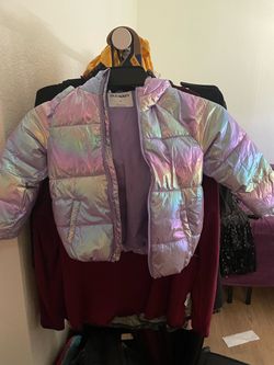 Old Navy Kids Iridescent Puffer Jacket