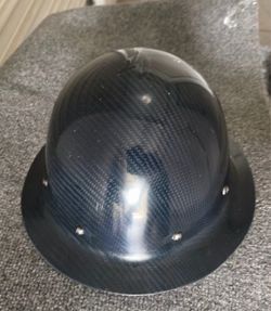 Carbon Fiber Full Brim Hard Hat