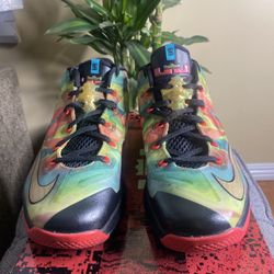 Nike Lebron 11 Low Multi Color “ Champ Pack” Sz 9.5