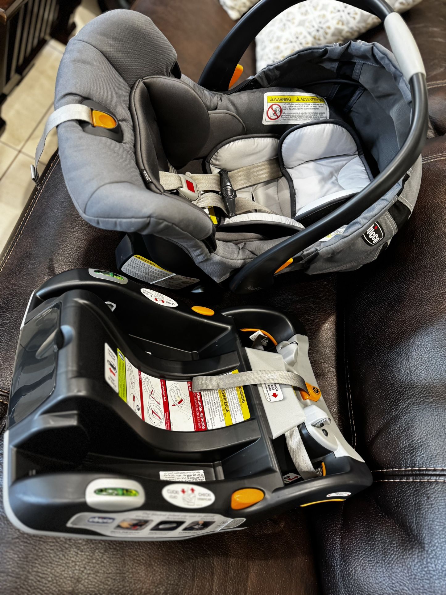 Chicco Bravo Sport Trio Travel System - Iron (Black)