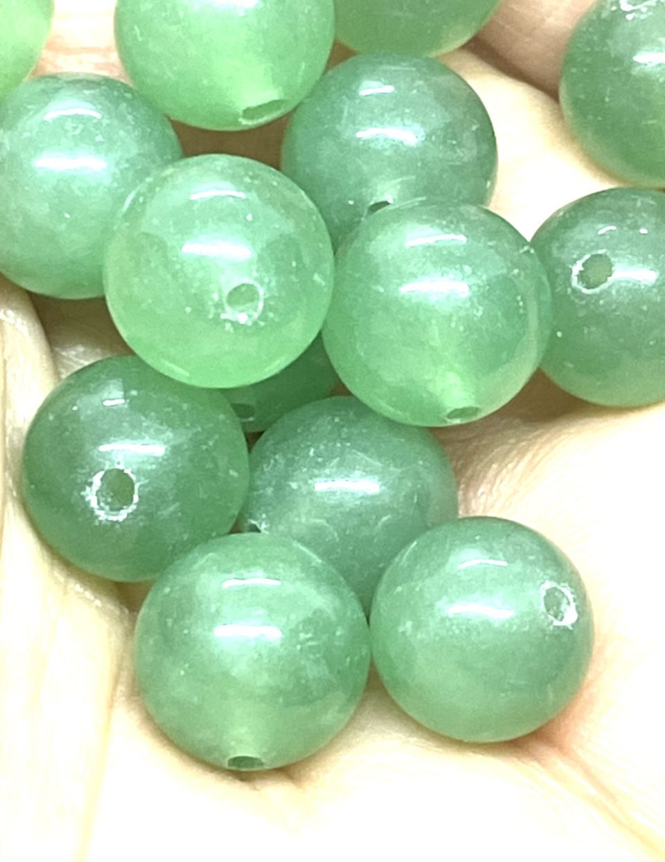 Lot Of 33 10mm Aventurine Beads
