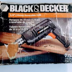 Great Black & Decker Corded Drill !
