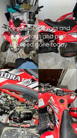 Quad Bike Runs And Drives 600$ Today Need Gone