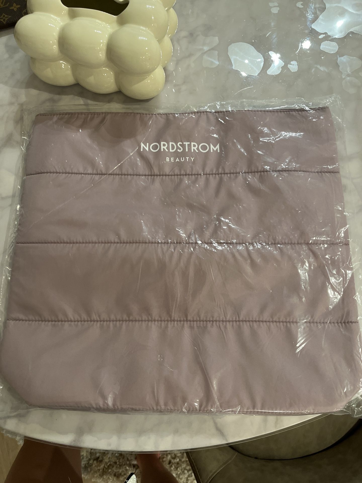 Nordstrom Beauty Tote Bag – Lavender Purple, Brand New