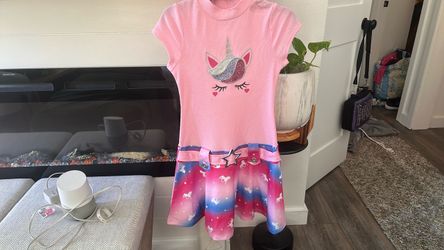 Girls unicorn dress