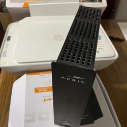 HP Copier Scanner Printer And Arris Router/Modem 