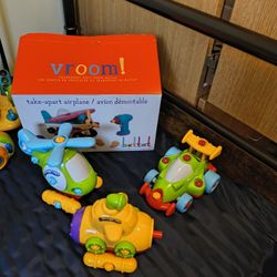 Vroom  Plane , W/ Nuts And Bolts And A Real Drill