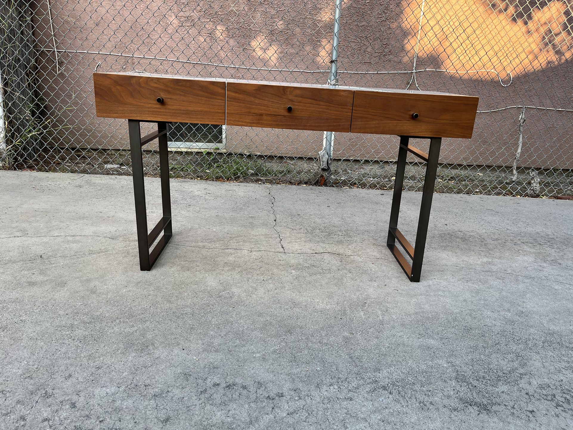 Hd Buttercup Desk Table Console Table Entryway Table Cabinet Mid Century Modern 