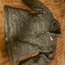 Girls Northface Reversible Mossbud Swirl Jacket Size 18. Make Offer