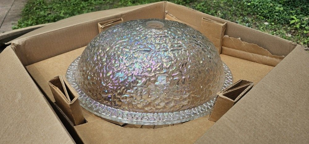 JSG Oceana 17" Pebble Undermount Glass Sink in Crystal Reflections 007-307-300