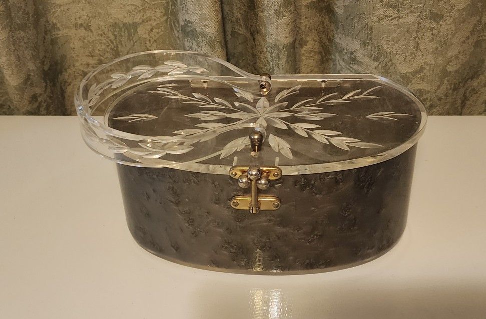Mid Century Lucite Purse