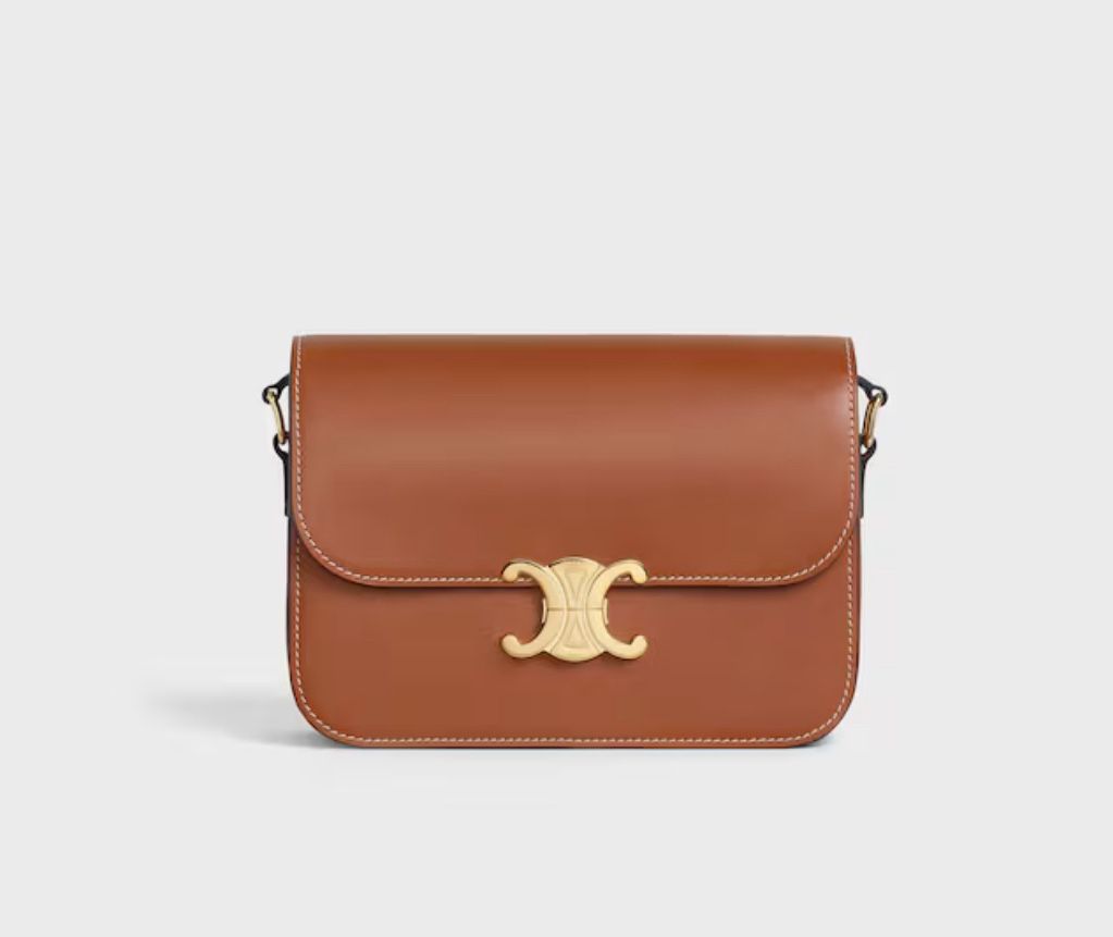 CLASSIQUE TRIOMPHE BAG IN NATURAL CALFSKIN