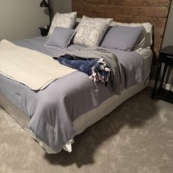 King Mattress and box Spring. 