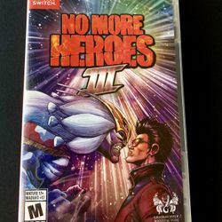 No More Heroes III (Nintendo Switch, 2021) – Brand New Factory Sealed