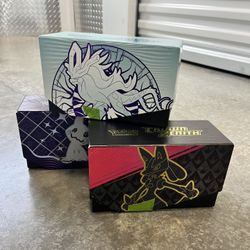 3 pokémon booster boxes 