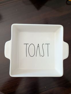 Rae Dunn TOAST baking dish or tray