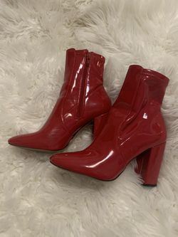 Aldo red boots