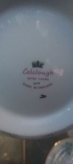 Vintage Colclough Bone China Tea Set - 19 Piece Floral Service - Made in England - MINT