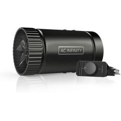 RAXIAL S4, Inline Booster Duct Fan with Speed Controller, 4 Inch