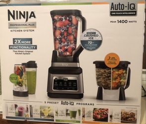 Ninja Professional Plus Kitchen System with Auto-iQ Blender Food Processor